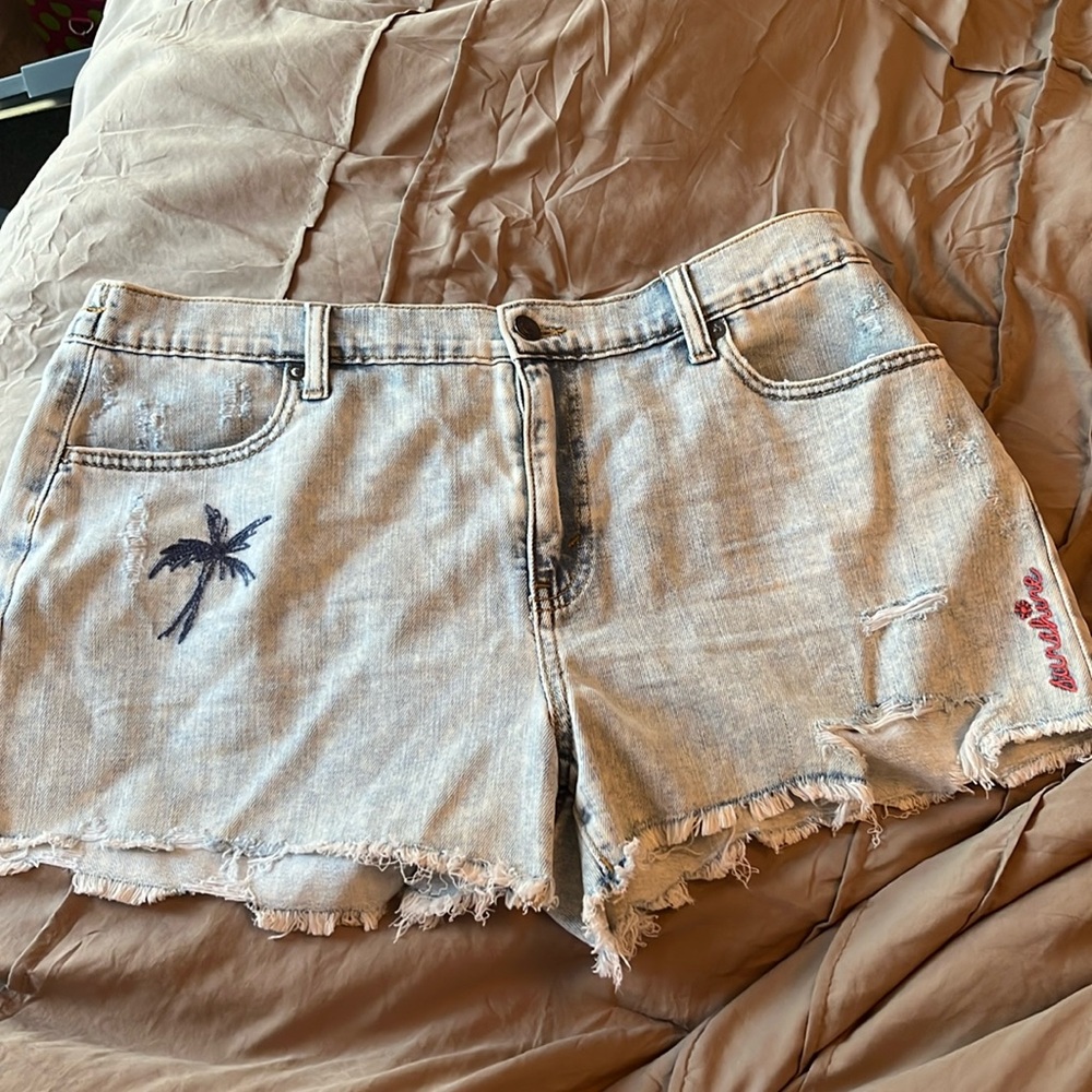 Aerie jean shorts